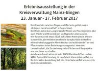Plakat Ausstellung in der Kreisverwaltung Mainz-Bingen