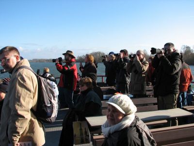 Schiffsexkursion auf dem Rhein bei Bingen