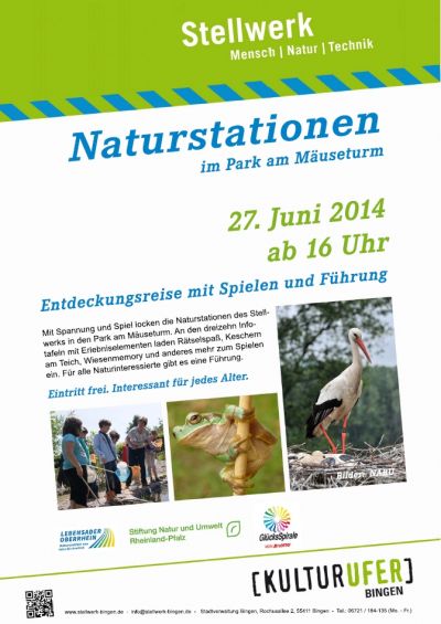 Plakat Naturstationen