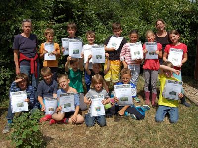 Gruppenbild NABU-Kinderakademie 2015