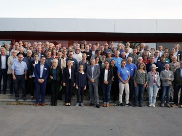 Rund 100 Gäste feierten den Abschluss des Projekts "Lebensader Oberrhein" am 19. September 2019 in Walldorf Rund 100 Gäste feierten den Abschluss des Projekts "Lebensader Oberrhein" am 19. September 2019 in Walldorf