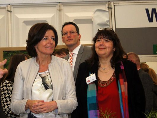 Auch Ministerpräsidentin Malu Dreyer und der Mainzer Oberbürgermeister Michael Ebling schauten vorbei.
