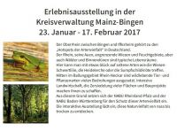 Plakat Ausstellung in der Kreisverwaltung Mainz-Bingen