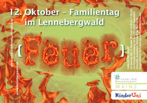 Eventkarte für den Familientag 2014 im Lennebergwald