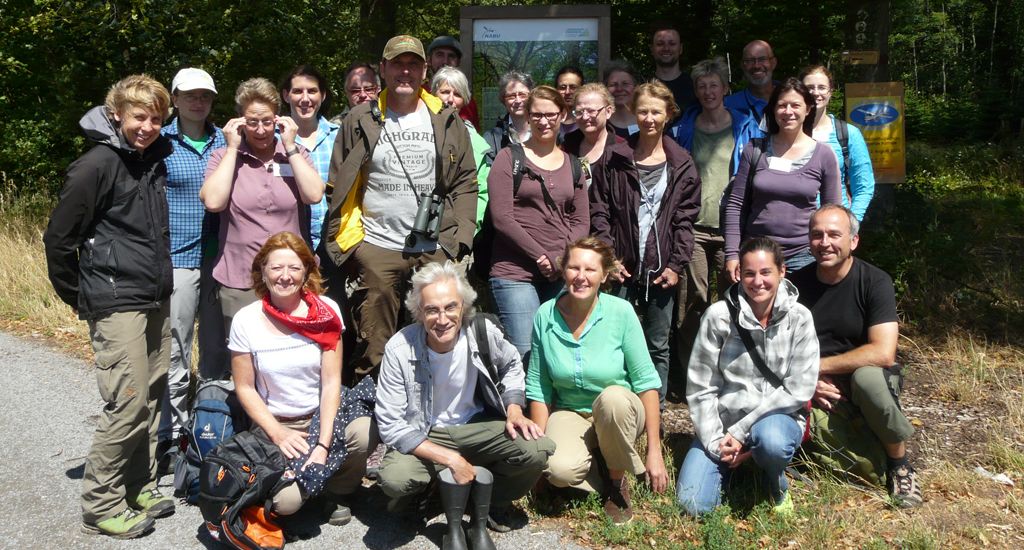 Biodiversitätsbotschafterinnen und -botschafter auf Exkursion